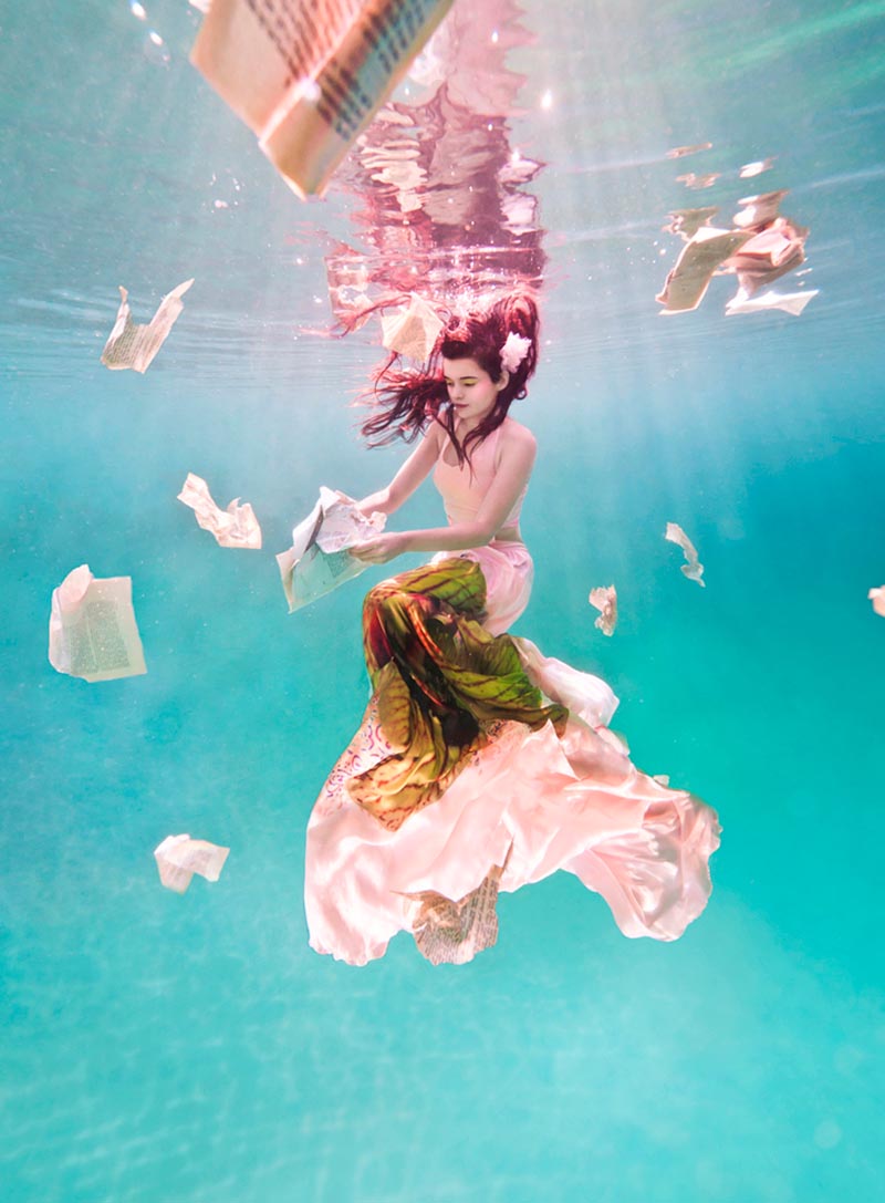 Feline Blush’s ‘Wonderland Couture’ Campaign Offers Underwater Imagery by Ilse Moore