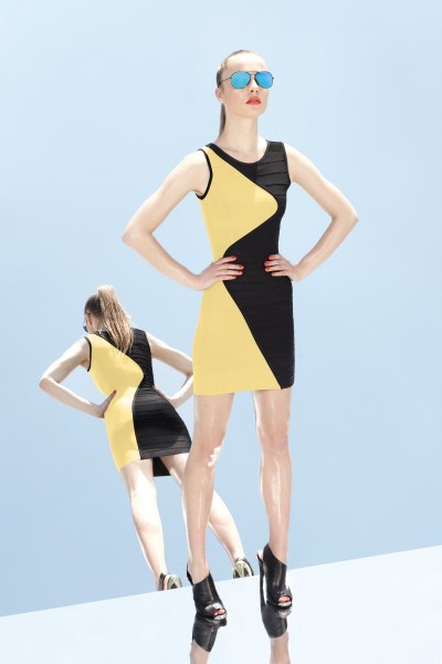 Herve Leger by Max Azria's Resort 2013 Collection is Comic Book Inspired