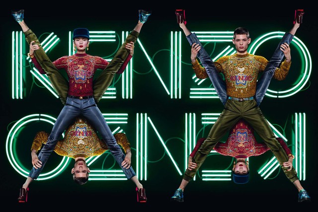 Xiao Wen Shines in Kenzo’s Fall 2012 Campaign by Jean Paul Goude