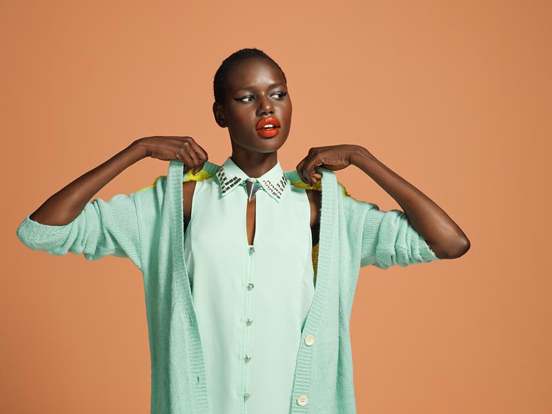 Ajak Deng is a Summer Beauty for Nasty Gal's July 2012 Lookbook