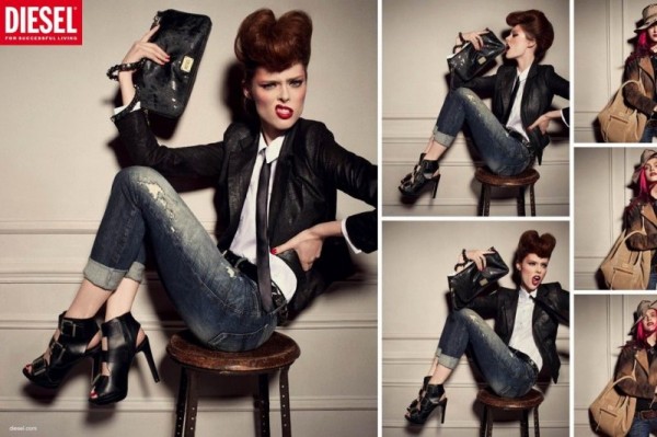 Coco Rocha, Mirte Maas & Hanne Gaby Odiele Pose for Diesel's Fall 2012 Campaign by Steven Meisel Coco Rocha, Mirte Maas & Hanne Gaby Odiele Pose for Diesel's Fall 2012 Campaign by Steven Meisel