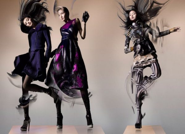 Ming Xi, Xiao Wen & Wang Xiao Are Swept Away for Lane Crawford's Fall 2012 Campaign by Nick Knight Ming Xi, Xiao Wen & Wang Xiao Are Swept Away for Lane Crawford's Fall 2012 Campaign by Nick Knight