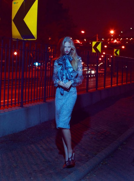 Marloes Horst Takes the Night in Thomas Whiteside's Elle US Shoot Marloes Horst Takes the Night in Thomas Whiteside's Elle US Shoot