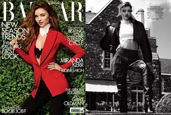 Miranda Kerr Gets Equestrian for the August Issue of Harper's Bazaar UK Miranda Kerr Gets Equestrian for the August Issue of Harper's Bazaar UK