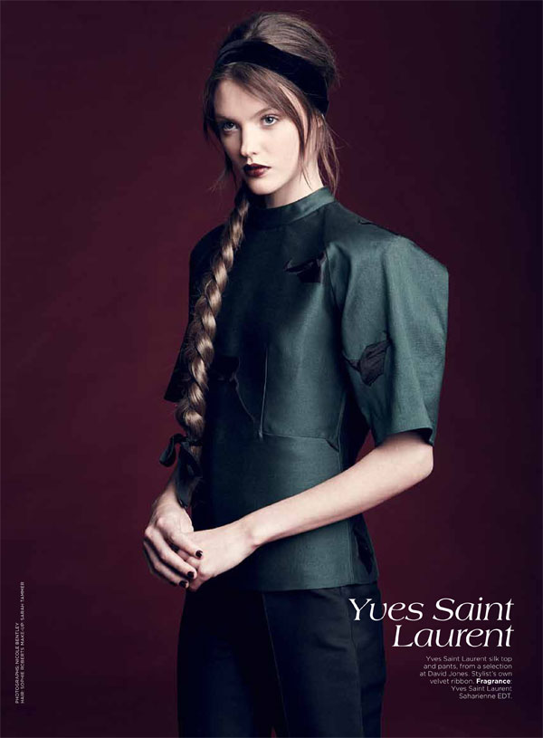 Montana Cox, Caitlin Lomax and Others Model the Fall Collections for Vogue Australia by Nicole Bentley