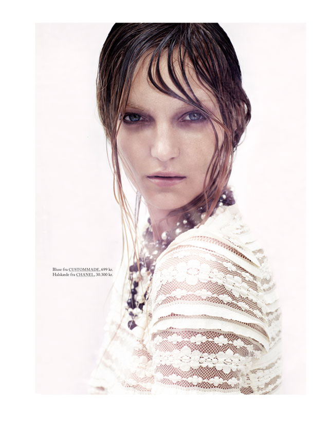 Honer Akrawi Captures Theres Alexandersson in Darkly Romantic Looks for Eurowoman