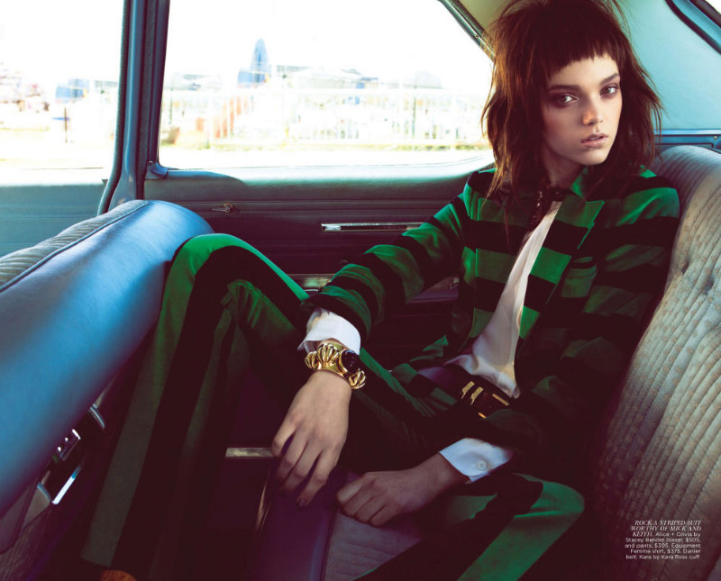 Jenna Earle Suits Up for Flare September, Lensed by Andrew Soule