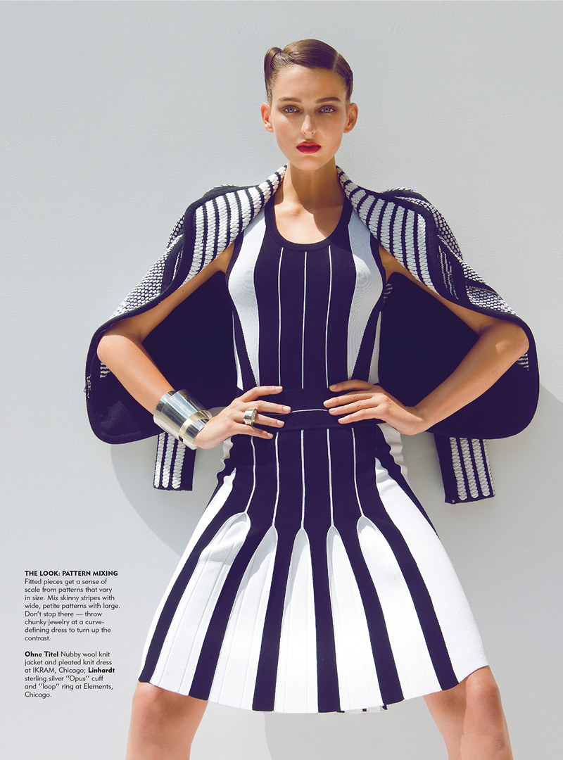 Georgina Stojiljkovic Covers the September Issue of Chicago Tribune by Kevin Sinclair