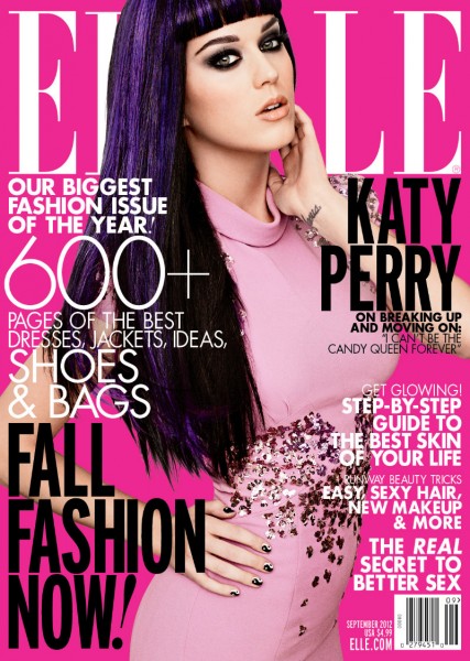 Katy Perry Covers Elle US' September 2012 Issue Katy Perry Covers Elle US' September 2012 Issue