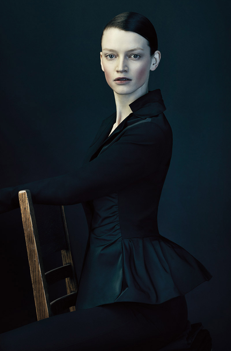 Chris Nicholls Lenses Austere Glamour for Lida Baday’s Fall 2012 Campaign