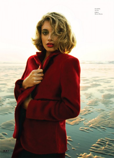 Adeline Jouan Dons Red Looks for SnC September 2012 by Nikolay Biryukov Adeline Jouan Dons Red Looks for SnC September 2012 by Nikolay Biryukov