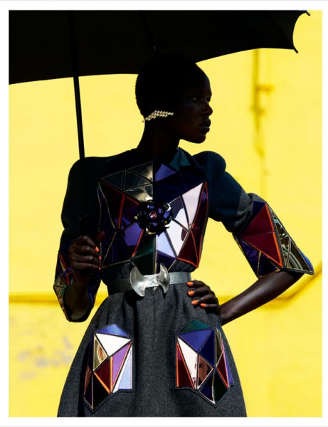 Ajak Deng is a Futuristic Glamazon for Obsession Magazine by Julia Noni Ajak Deng is a Futuristic Glamazon for Obsession Magazine by Julia Noni