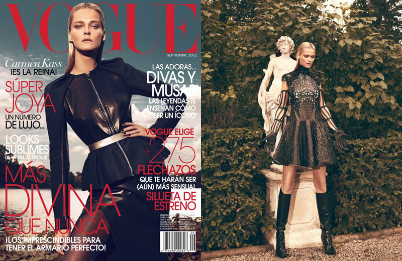 Carmen Kass Throughout the Years in Vogue  Carmen kass, Magazine cover,  Vogue magazine covers