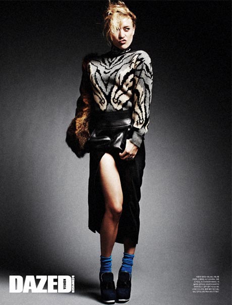 Chloe Sevigny Poses for the August Cover Shoot of Dazed & Confused Korea by Michael Schwartz