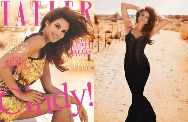 Cindy Crawford is Tatler’s Bombshell Cover Girl for September 2012 Cindy Crawford is Tatler’s Bombshell Cover Girl for September 2012