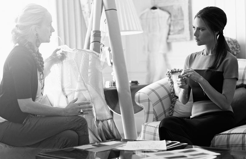 Victoria Beckham, Christopher Bailey & Other British Designers Prep for the London Olympics in Vogue UK by Toby Knott