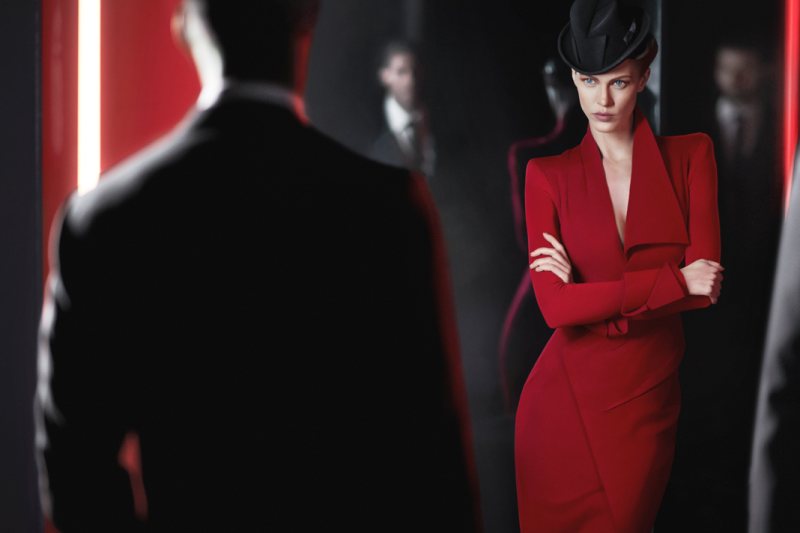 Aymeline Valade is a Woman in Charge for Donna Karan's Fall 2012 Campaign by Russell James