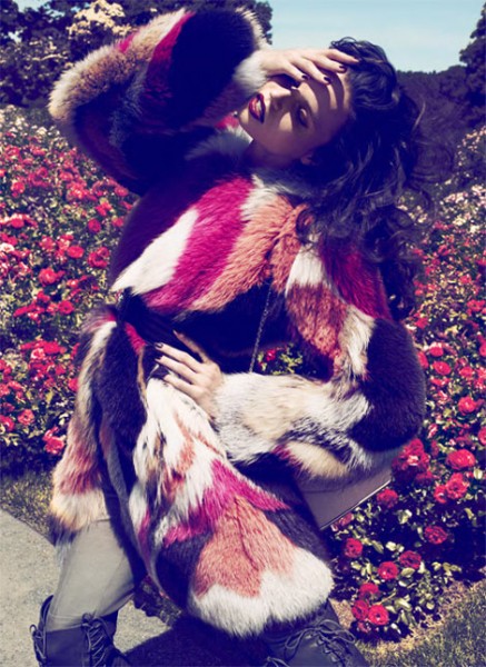 Egle Tvirbutaite Gets Wild for David Roemer's Marie Claire US Shoot