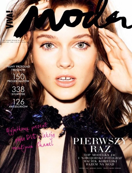 Jac Jagaciak Fronts Viva! Moda's Fall 2012 Cover in Gucci Jac Jagaciak Fronts Viva! Moda's Fall 2012 Cover in Gucci