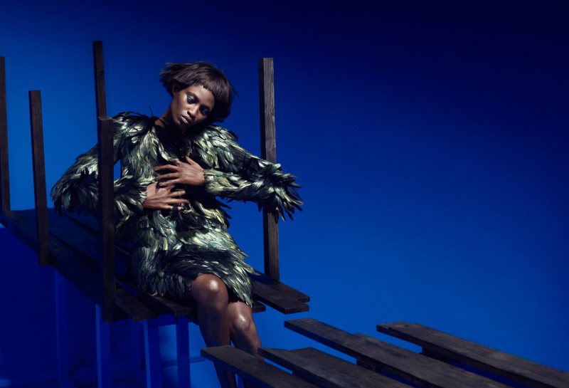 Suzie Q + Leo Siboni Shoot Kinee Diouf for Wallpaper September 2012