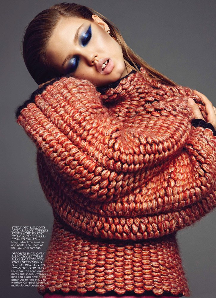 Lindsey Wixson Shines in Flare’s September Cover Shoot by Max Abadian