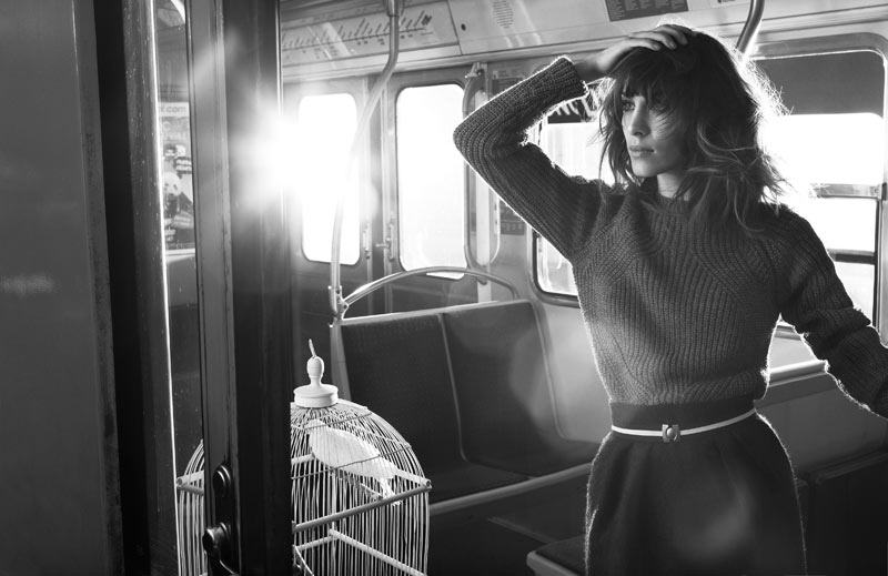 Alexa Chung Takes the Metro for Maje’s Fall 2012 Campaign by Glen Luchford