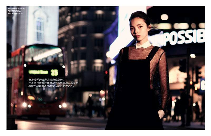 Xiao Wen Enchants in Autumn Looks for Elle China’s September Issue