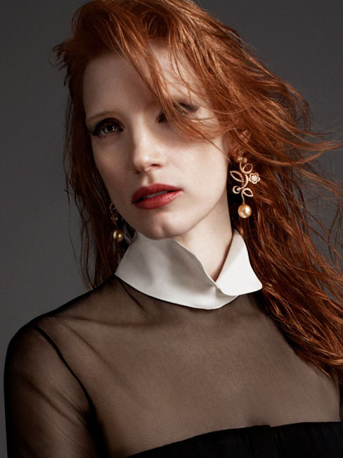 Jessica Chastain Impresses for the Cover Story of Crash Magazine by Blossom Berkofsky