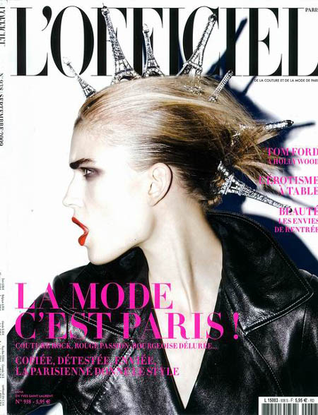 L’Officiel Paris September 2009 | Jana K by Enrique Badulescu