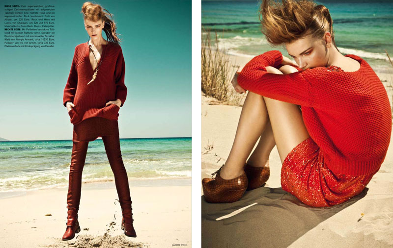 Thanassis Krikis Lenses Autumn’s Red Hues for Madame Germany
