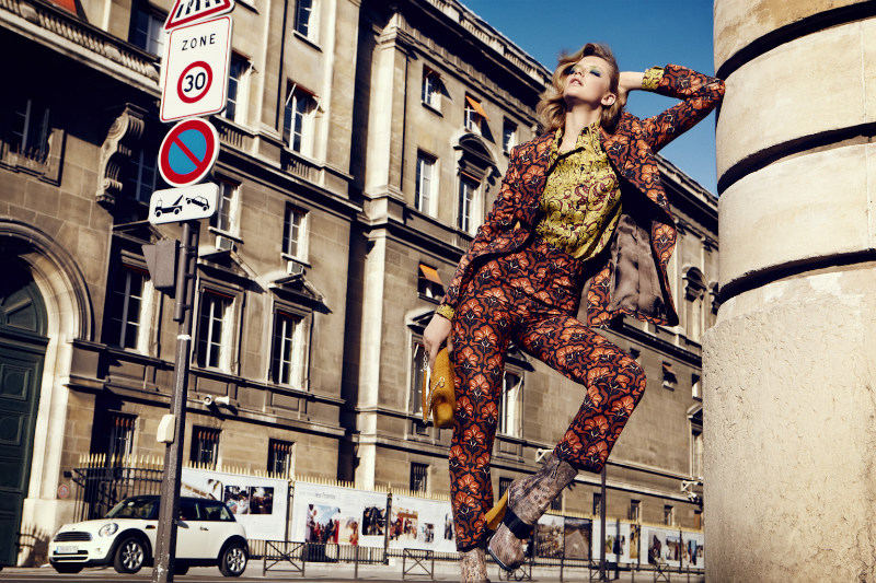 Milagros Schmoll is Pretty in Paris for Harper’s Bazaar Turkey October 2012