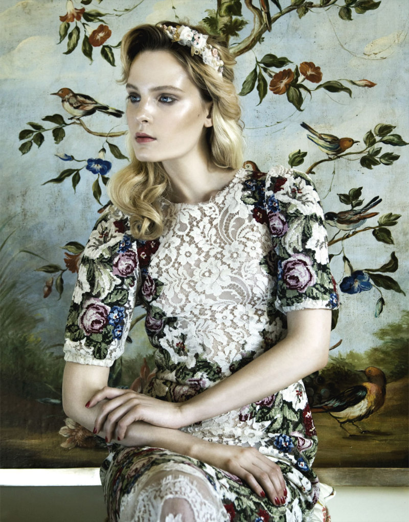 Nikolay Biryukov Lenses an Homage to Renaissance Style for Elle Ukraine October 2012