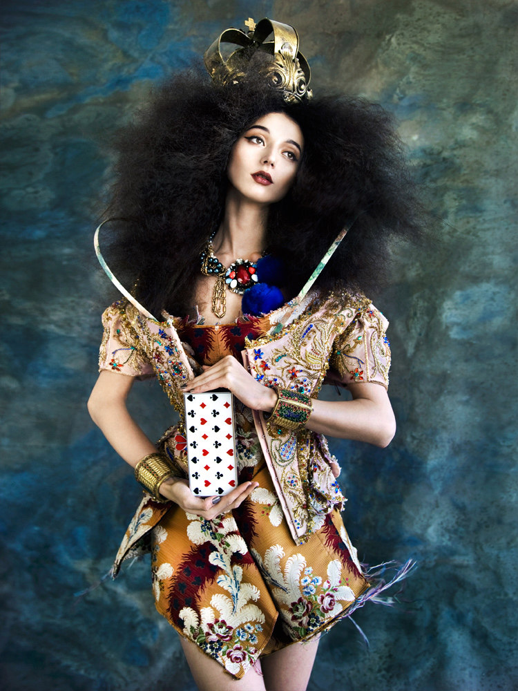 Evelina Mambetova Dresses Like Royalty in Tatler Hong Kong September 2012, Lensed by Nikolay Biryukov