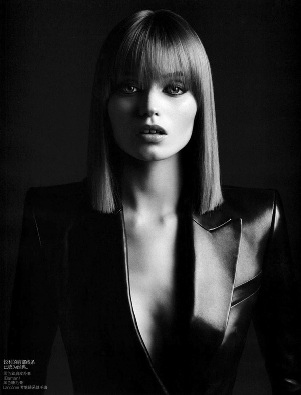 Abbey Lee Kershaw by Hedi Slimane in Skin Deep | Vogue China August 2010