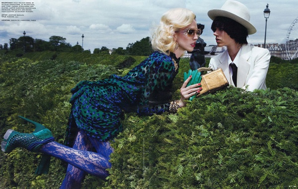 Art and Commerce | Freja & Raquel by Inez & Vinoodh for W