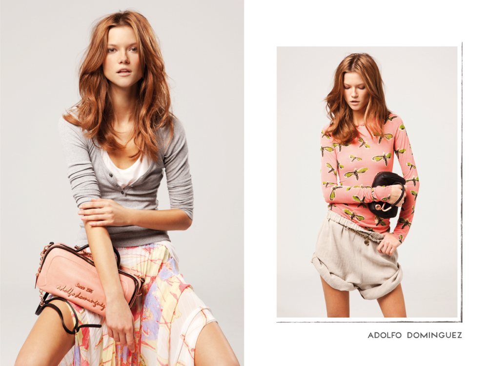 Kasia Struss for Adolfo Dominguez Spring 2012 Campaign