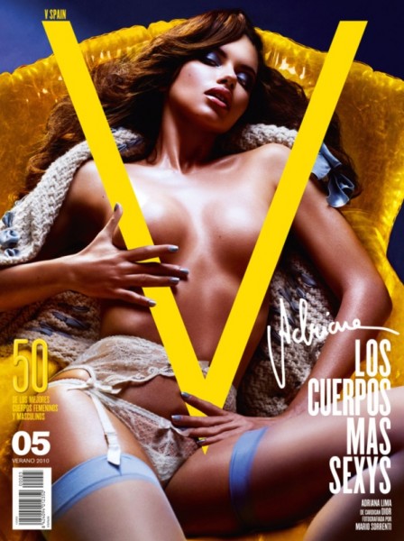 V Spain Summer 2010 Cover | Adriana Lima by Mario Sorrenti V Spain Summer 2010 Cover | Adriana Lima by Mario Sorrenti