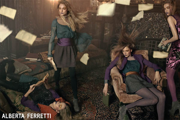 Campaign Preview | Alberta Ferretti Fall 2009 by Steven Meisel