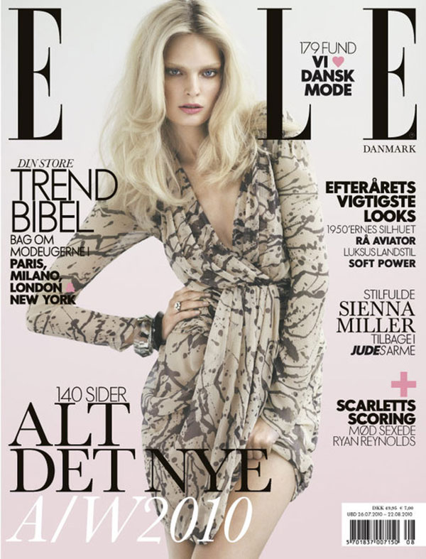 Elle Denmark August 2010 Cover | Agnete Hegelund