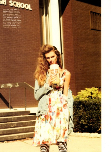 Ali Stephens by Bruno Staub for Elle US Ali Stephens by Bruno Staub for Elle US