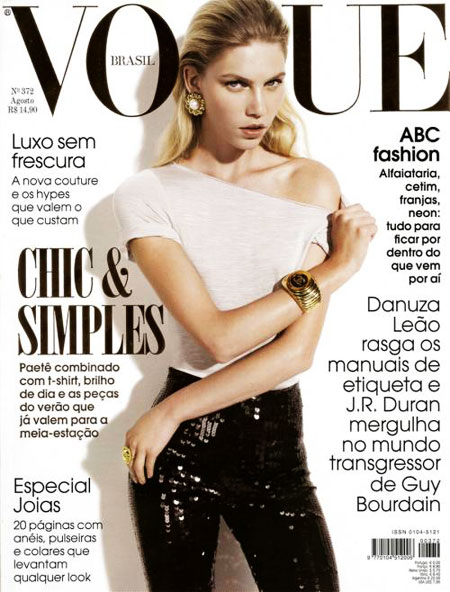 Vogue Brazil August 2009 – Aline Weber