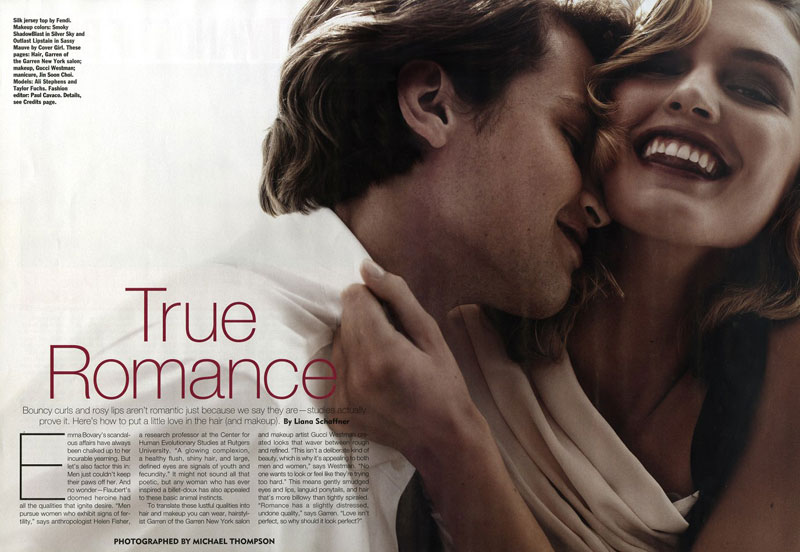 Allure February | Ali Stephens by Michael Thompson