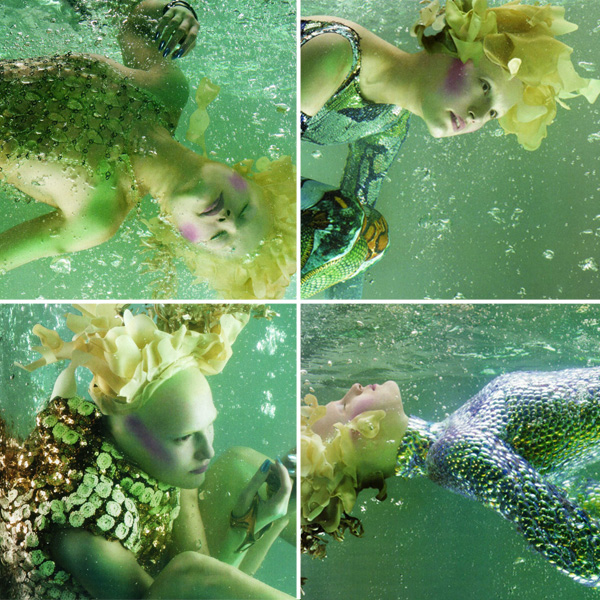 Alla Kostromicheva by Sølve Sundsbø in The Girl from Atlantis | Vogue Nippon May 2010