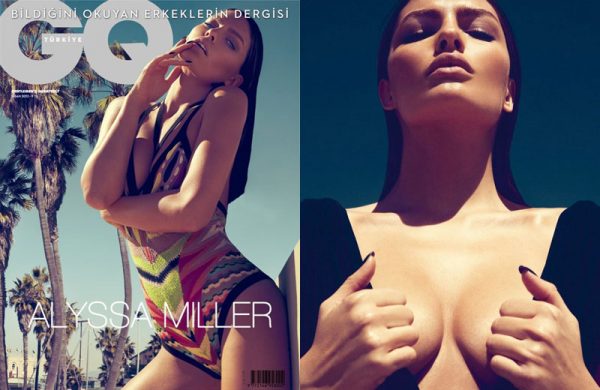 Alyssa Miller Plays Swimsuit Babe for Koray Birand in GQ Turkey's June Cover Shoot