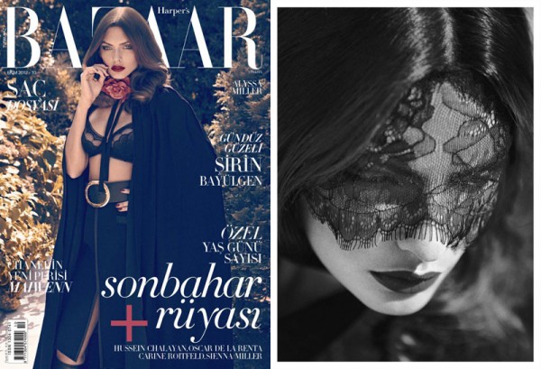 Alyssa Miller Sports Lingerie for Harper's Bazaar Turkey's October Cover Shoot by Koray Birand Alyssa Miller Sports Lingerie for Harper's Bazaar Turkey's October Cover Shoot by Koray Birand