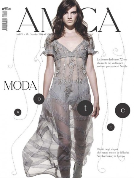 Amica December 2010 Cover | Victoire Mac-Dauxerre by Nadir Amica December 2010 Cover | Victoire Mac-Dauxerre by Nadir