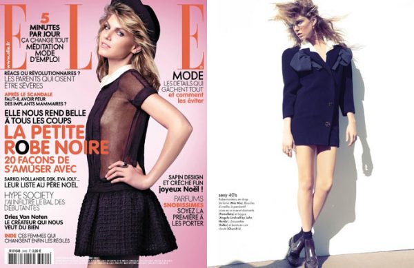 Angela Lindvall by Tesh for Elle France December 2011 Angela Lindvall by Tesh for Elle France December 2011