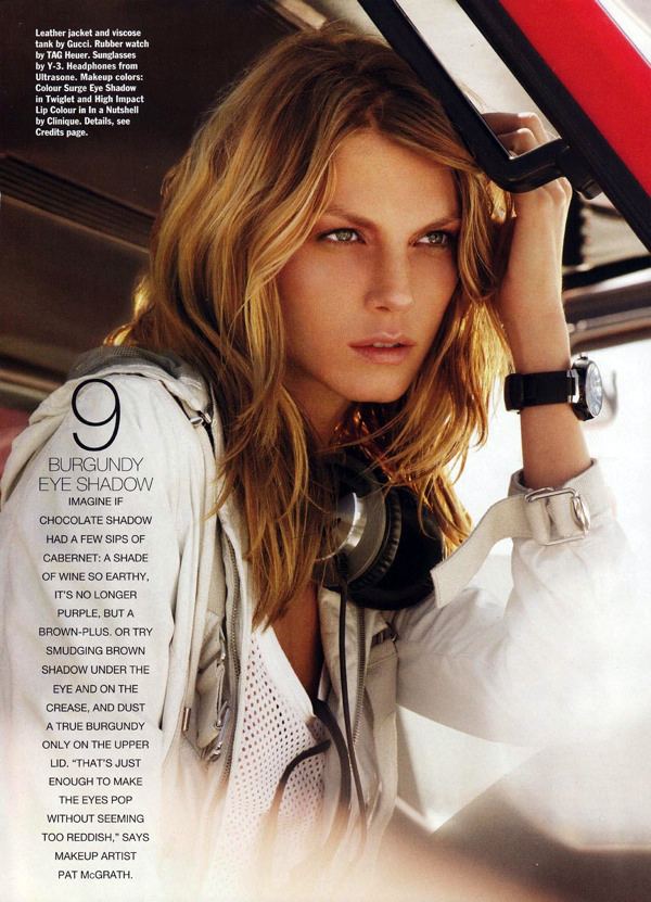 Allure November 2009 | Angela Lindvall by Regan Cameron
