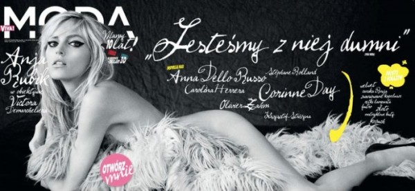Viva! Moda Winter 2010 Cover | Anja Rubik by Victor Demarchelier Viva! Moda Winter 2010 Cover | Anja Rubik by Victor Demarchelier