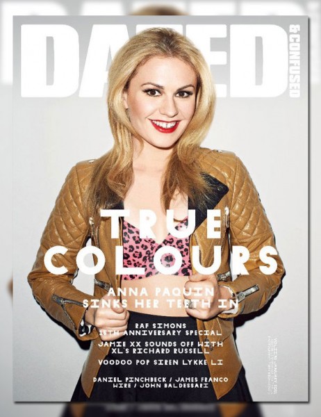 Dazed & Confused January 2011 Cover | Anna Paquin by Terry Richardson Dazed & Confused January 2011 Cover | Anna Paquin by Terry Richardson